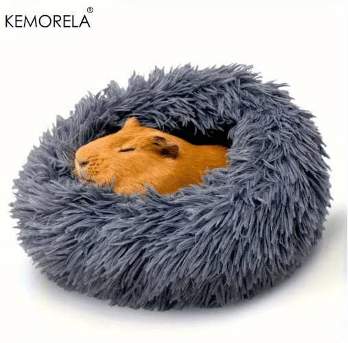 Ultra Soft Plush Small Pet Nest Cozy Warm Hamster Sleeping Bed with Non Slip Base