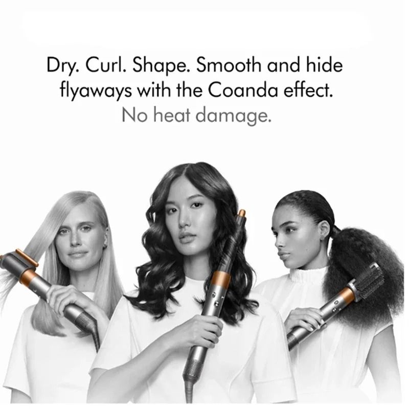 Curling Iron Hair Dryer Hot Comb Air Professional Curling Iron Hair Straightener Brush