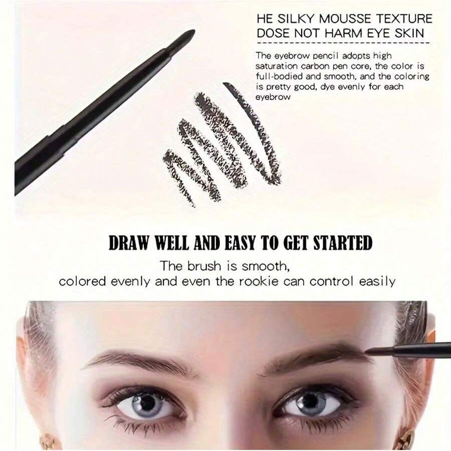 Long Lasting Waterproof Black Eyeliner, Smudge Proof Pencil, Beginner Friendly Eye Makeup