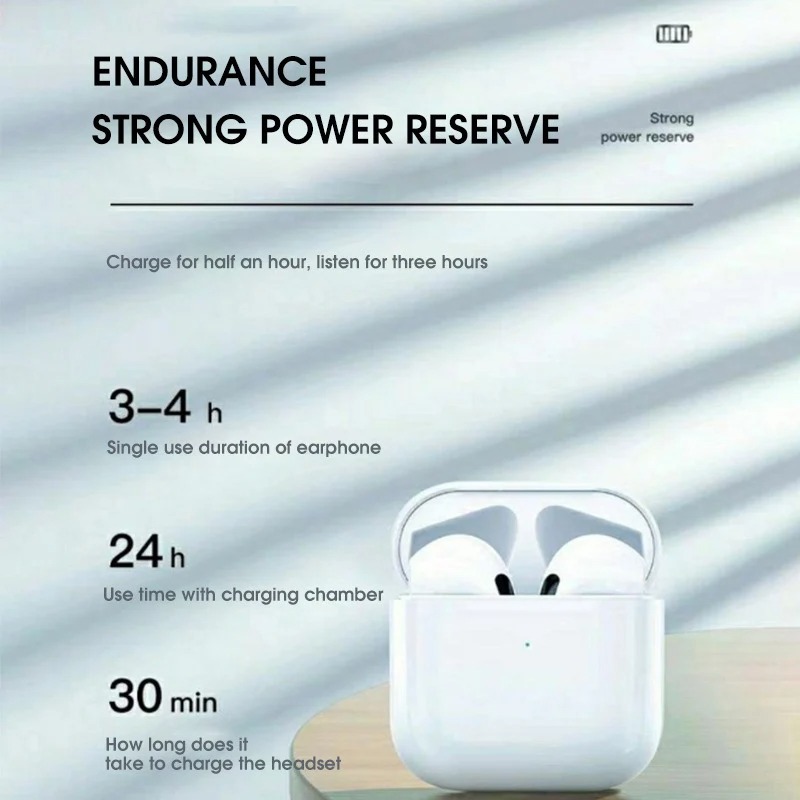 Wireless Bluetooth Earphone, Headphones Sport Headset, HD Mic Earbuds with Touch Control for Smartphone