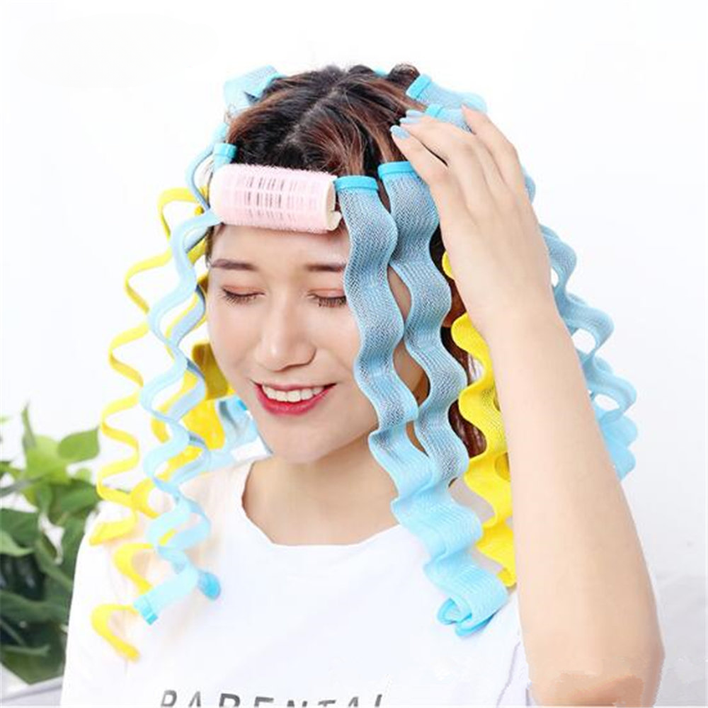 Heatless Hair Curlers – No Heat Curling Rod Roller Sticks for Soft Curls and Waves