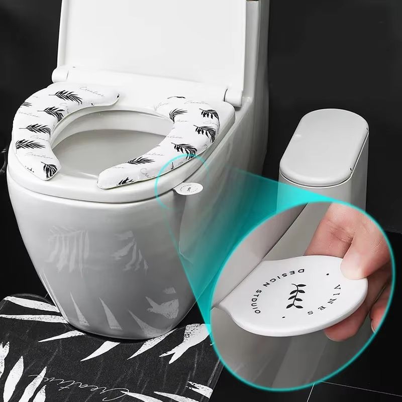 Self-Adhesive Toilet Lid Lifter Anti-Dirty Bathroom Seat Lid Handle