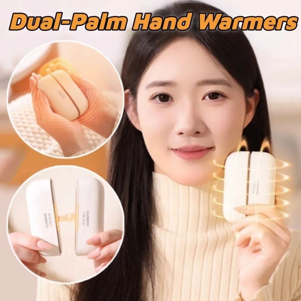 2 in 1 Magnetic Rechargeable Hand Warmers with LED Display