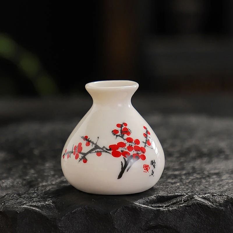 Ceramic Narrative Sculpture – High-Definition Chinese Retro Architectural Jar