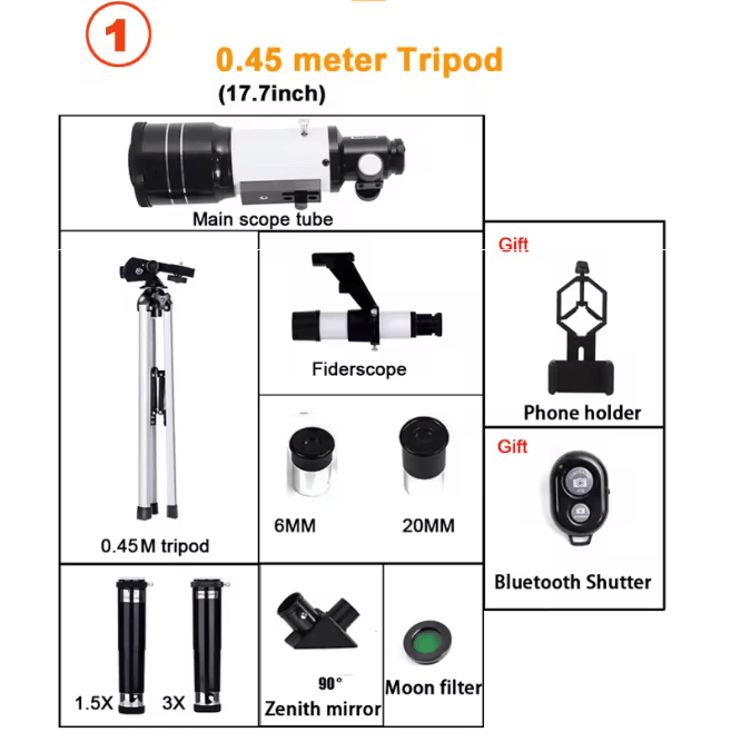 StarVision Pro HD Astronomical Telescope 150x Zoom