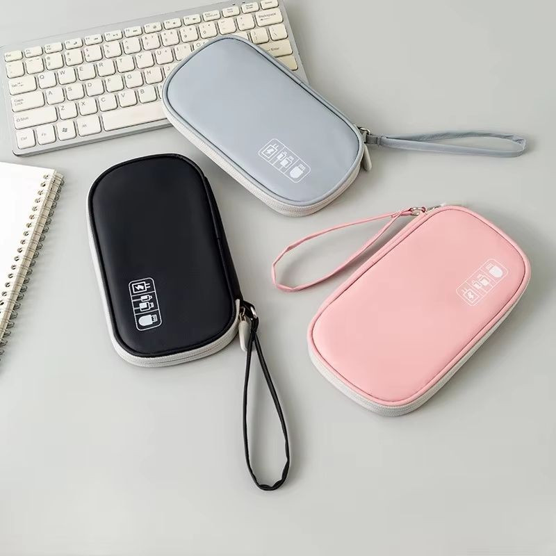 Portable Travel Accessories Organizer Pouch - Small Electronics Storage Bag