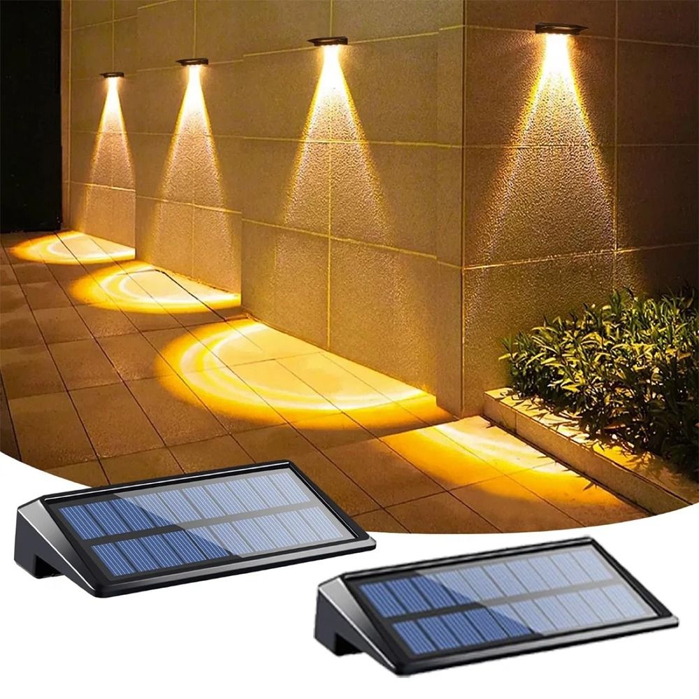 Solar Wall Lights Outdoor 2 Pack