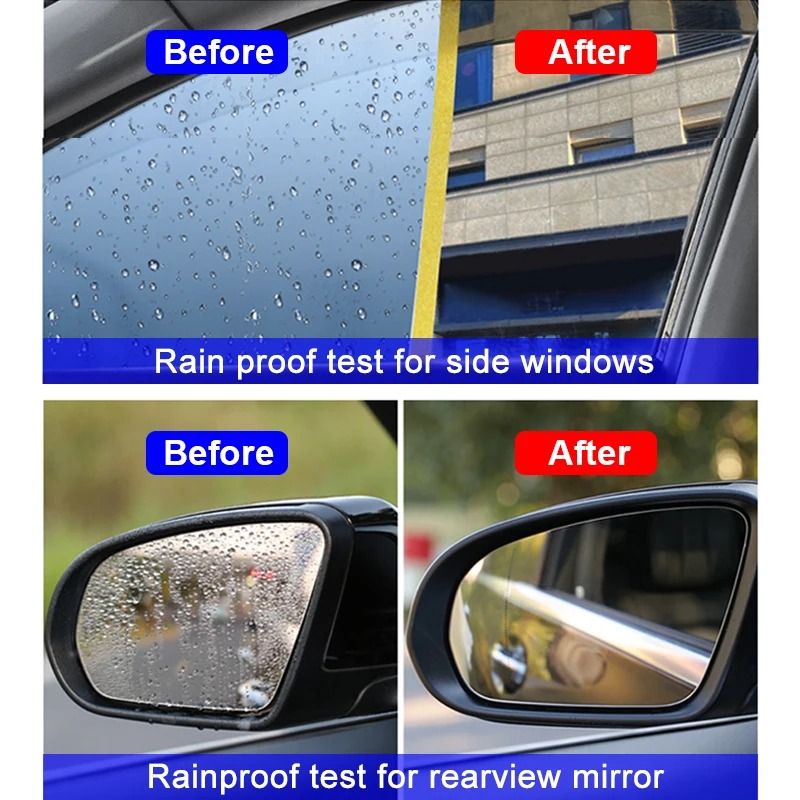 Water Repellent Anti-Rain Coating – Professional Hydrophobic Car Glass Treatment