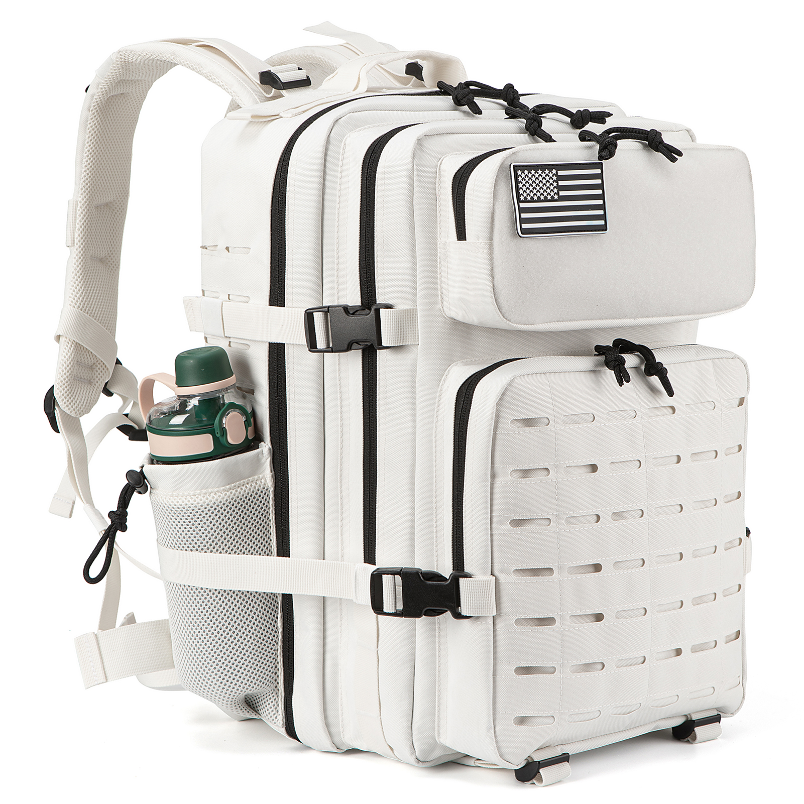 Tactical Survival Backpack for Men & Women with Bottle Holder