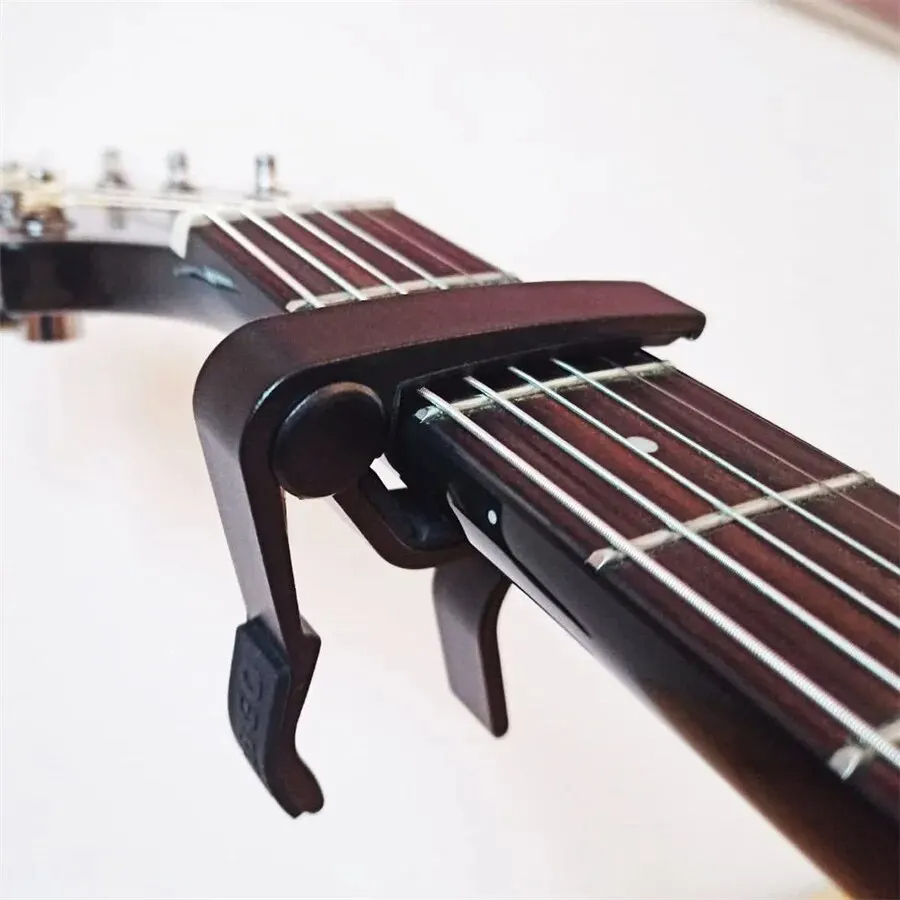 Guitar Capo Set with Picks and Holder for Acoustic and Electric Guitars