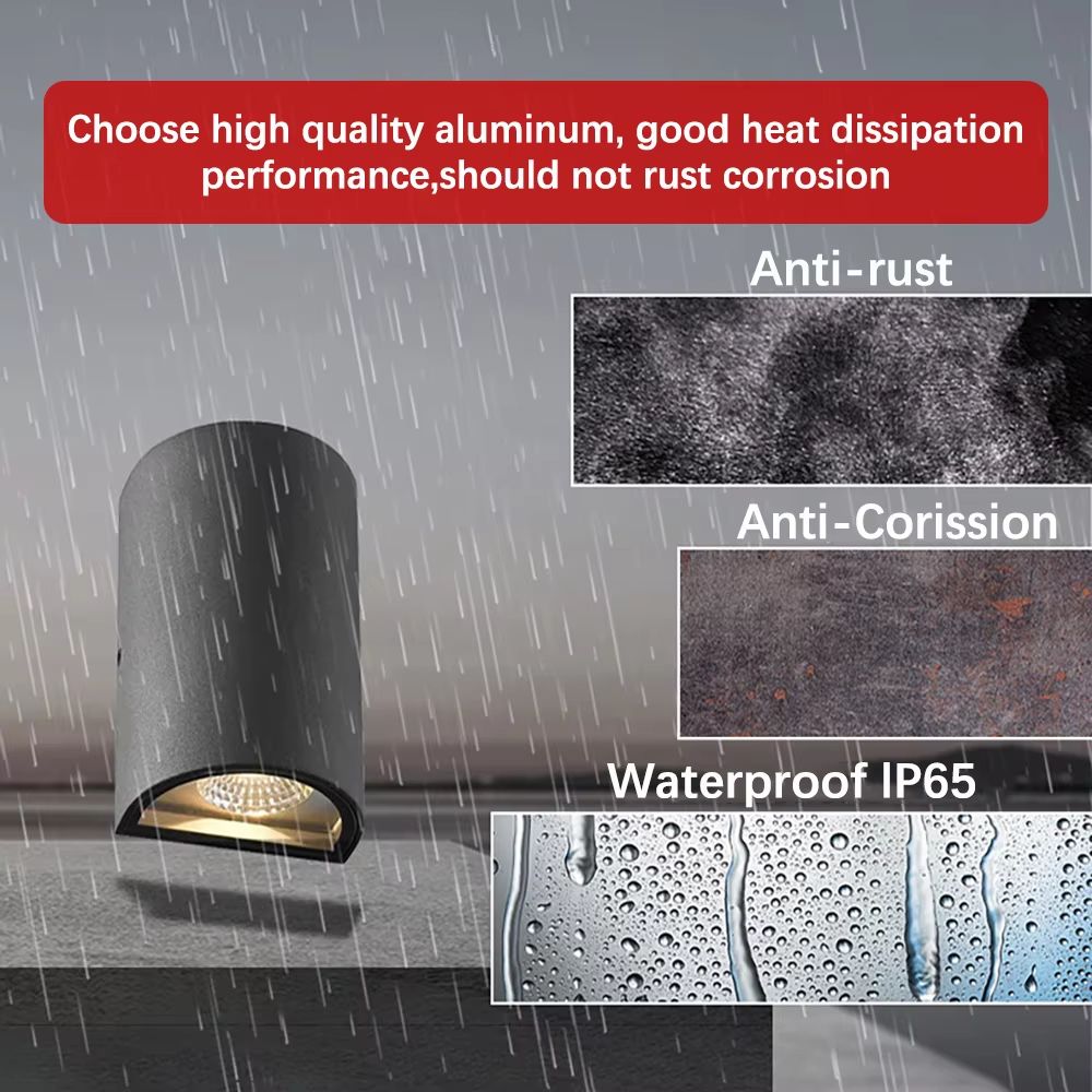 Waterproof Outdoor LED Wall Sconce 6W/10W Up & Down Porch Light