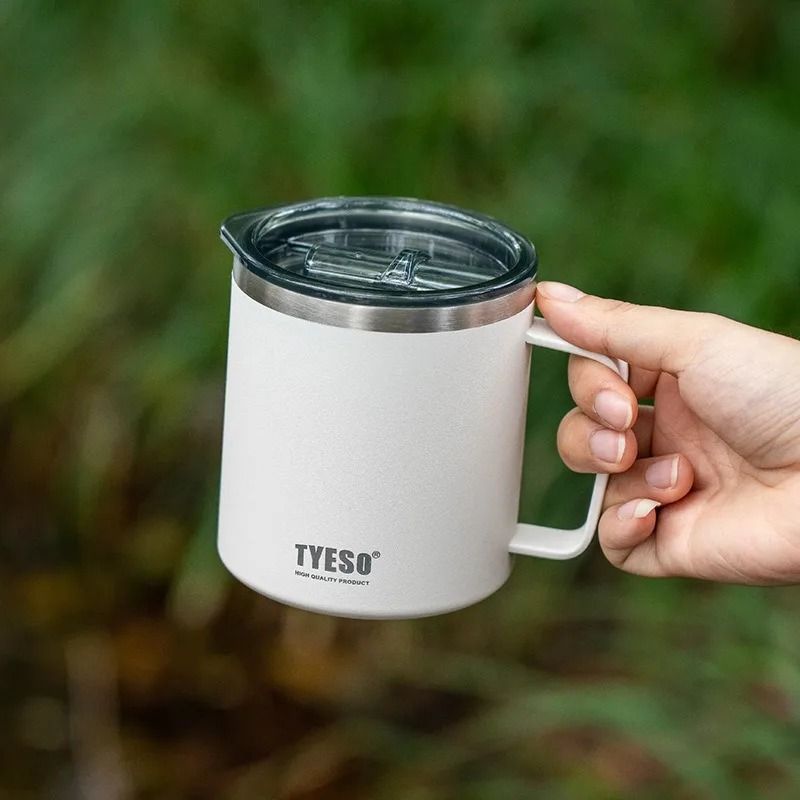 Stainless Steel Insulated Coffee Mug with Handle