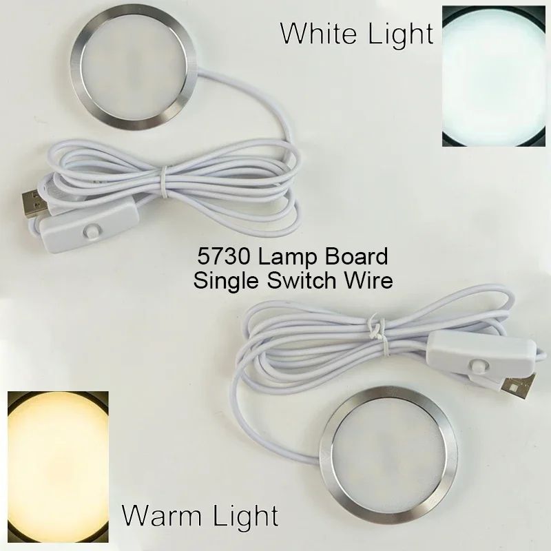 Adjustable DIY LED Lamp Kit – Compact LED Model Light Kit with Warm & Cold Lighting