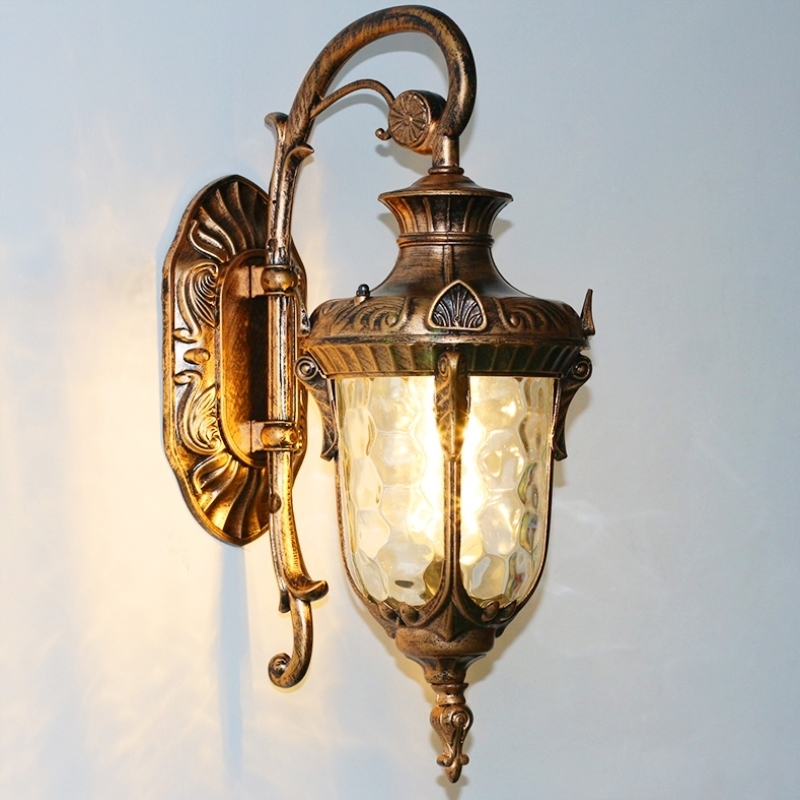 Outdoor Wall Lamp, Retro Exterior Light, Water proof Garden Lights for Yard, Porch, and Patio