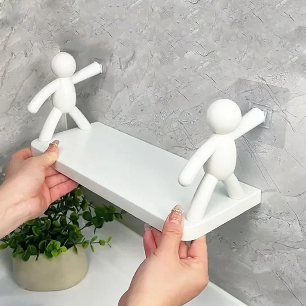 Premium Self Adhesive Bathroom Shelf & Shower Storage Rack Organizer