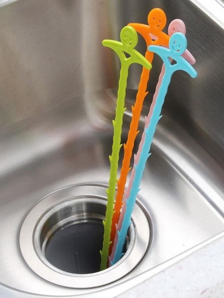 Drain Cleaner Sewer Filter Hair Cleaning Hook Sink Pipe Dredger Anti Clogging Tools for Floor Wig Removal Clogs