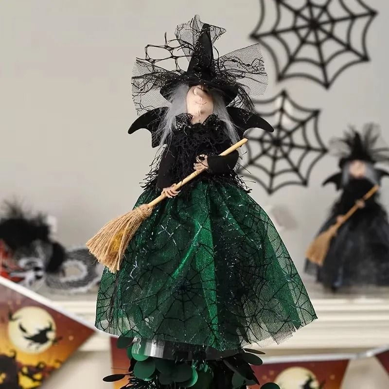 Shadow-Peak Haunted Witch Tree Topper