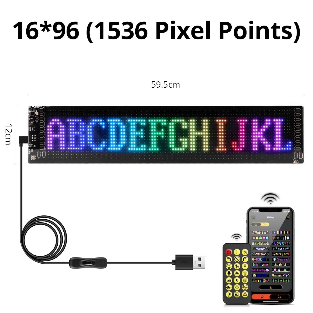 Dynamic Matrix Bluetooth LED Display