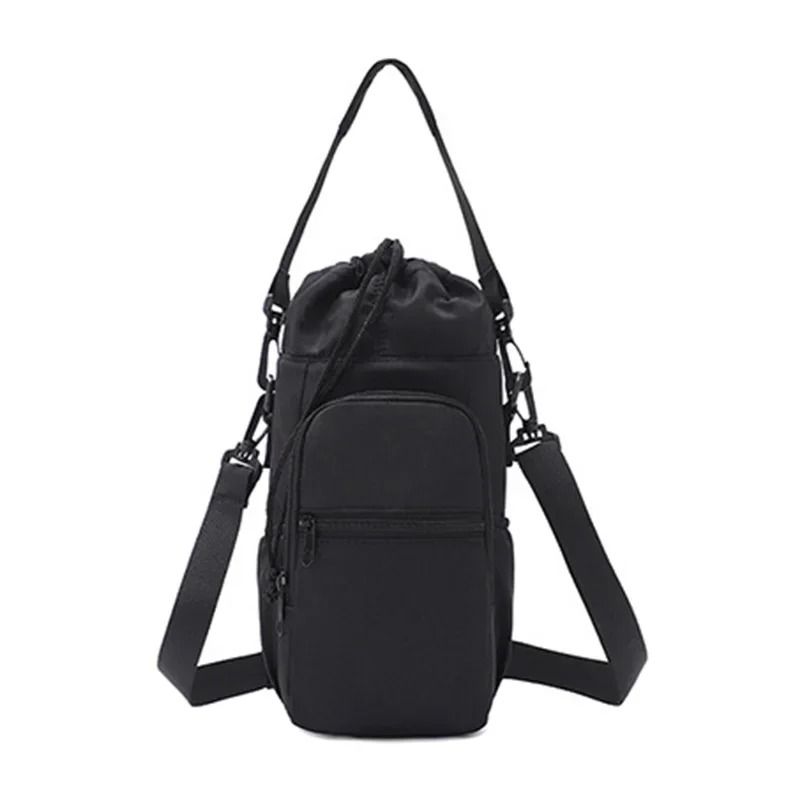 Insulated Water Bottle Carrier with Phone Pocket and Adjustable Strap