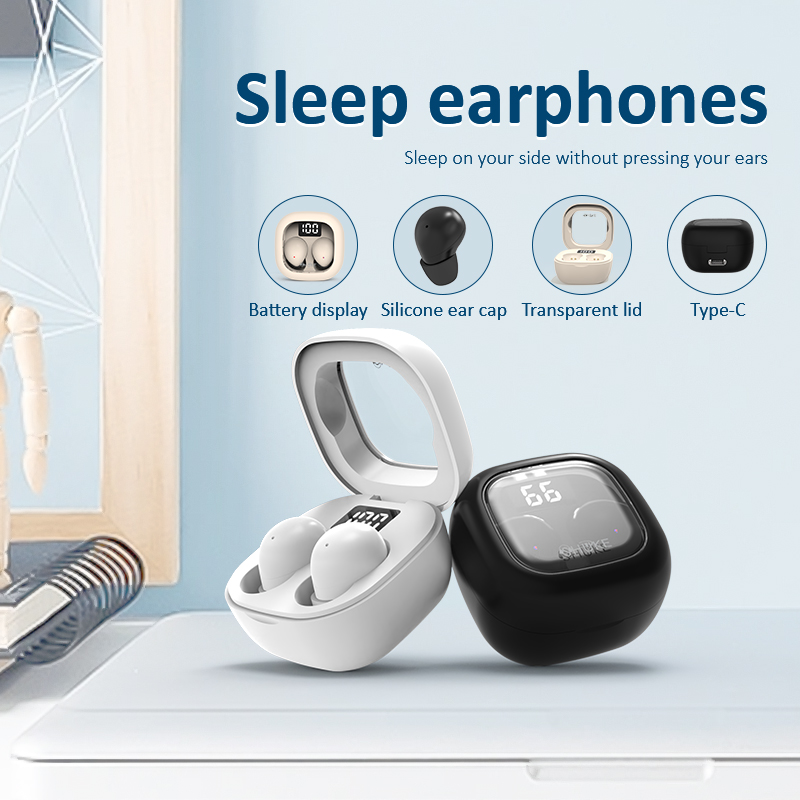 Wireless Bluetooth Earbuds Invisible Mini Headphones with HD Bass