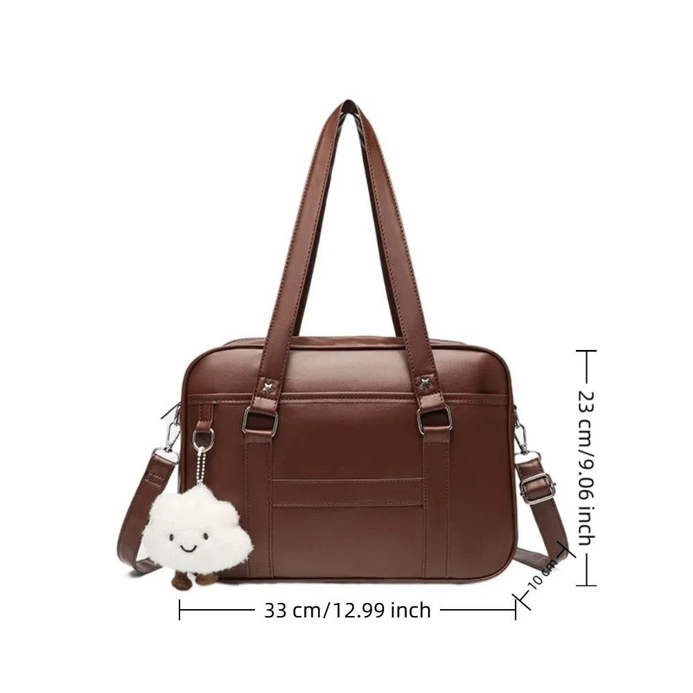Japanese Style JK Handbag – PU Leather Student Shoulder Bag – High-Yield Logistical Interaction Hub