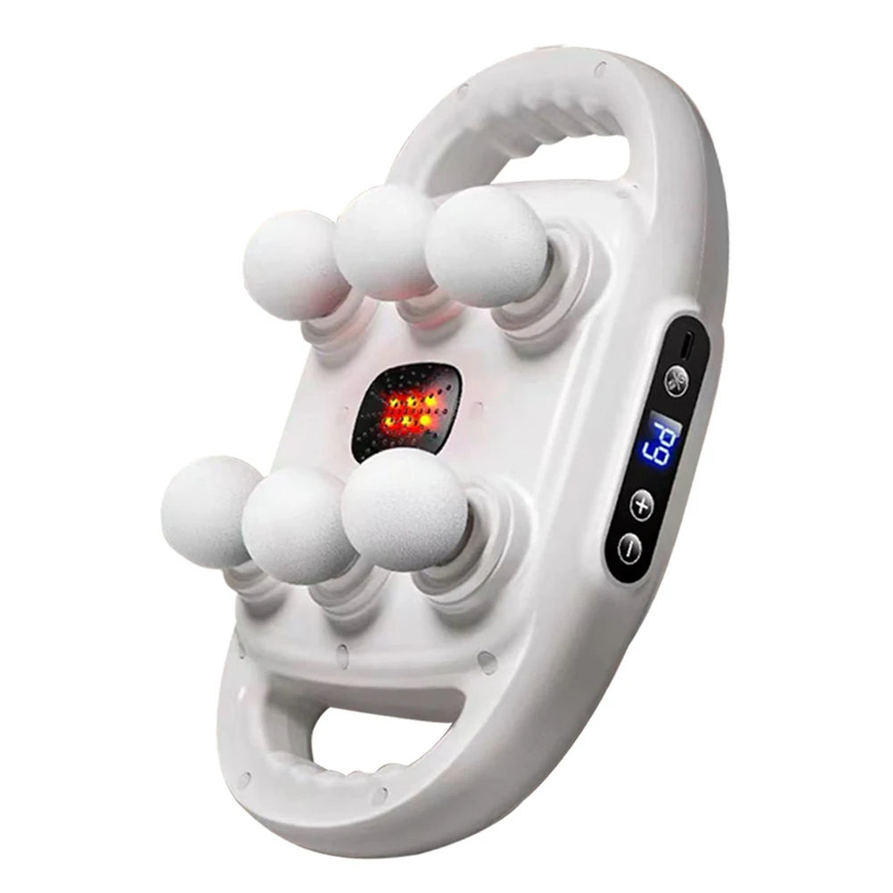Fascia Gun Muscle Massager Gun High Frequency Back Waist Massage Gun Professional Six Head Body Shoulder Fascia Massage