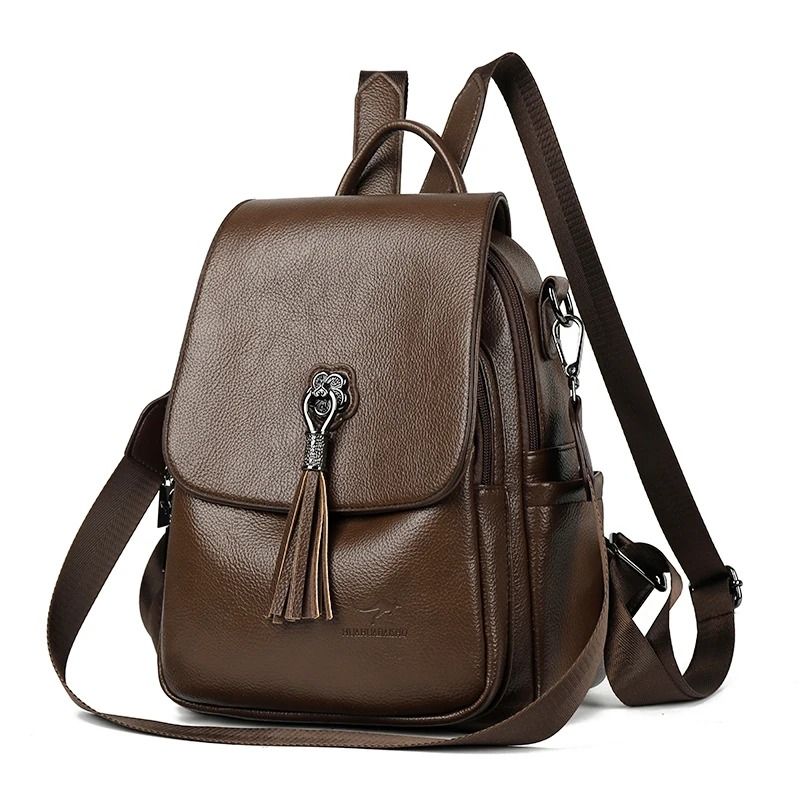 Genuine Leather Casual Commuter Back Pack