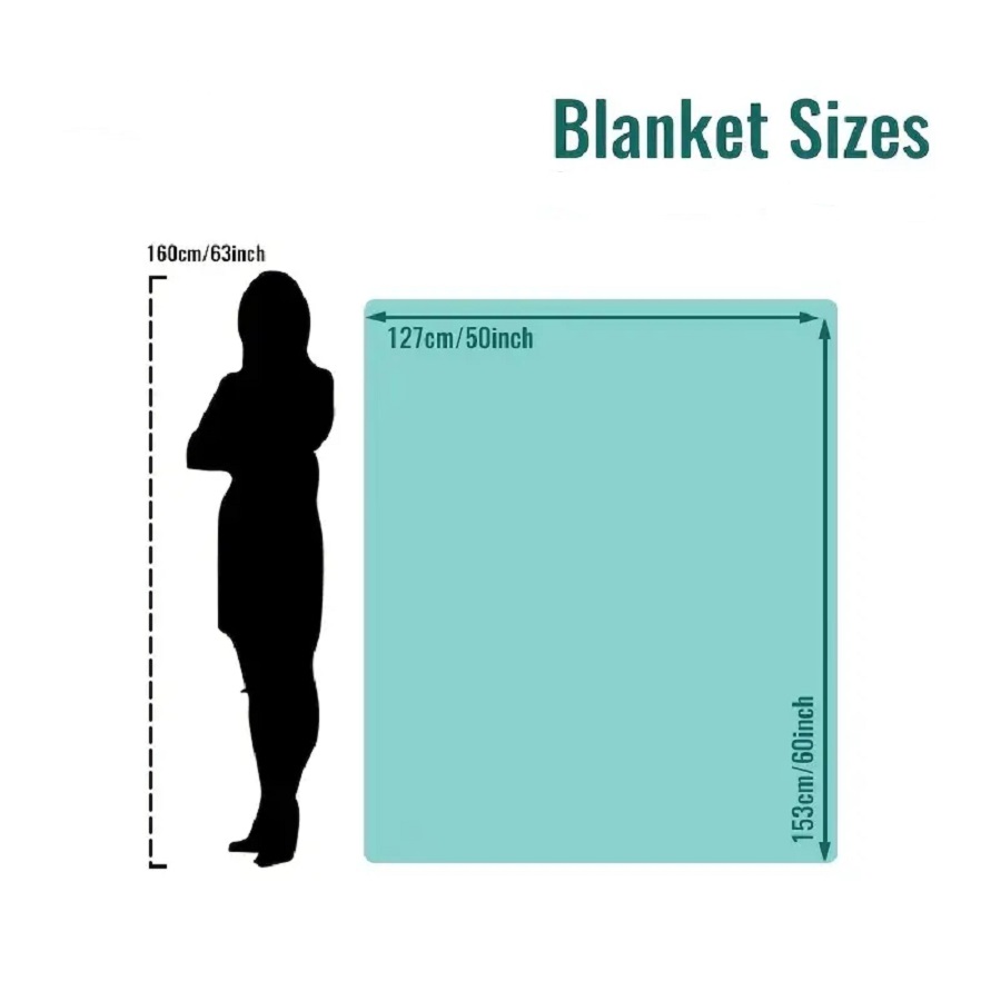 Electric Heating Blanket, Soft Heated Throw Blanket, Heating Levels, Auto Off