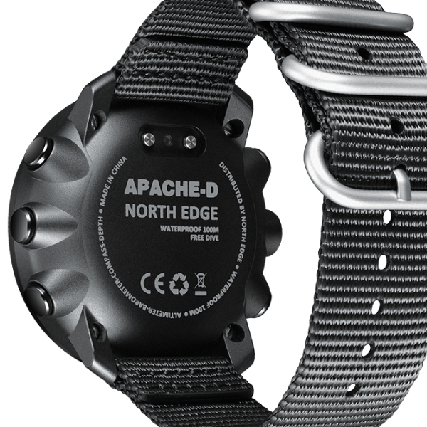 Men's Digital Dive Watch with Altimeter, Barometer, Compass & Waterproof