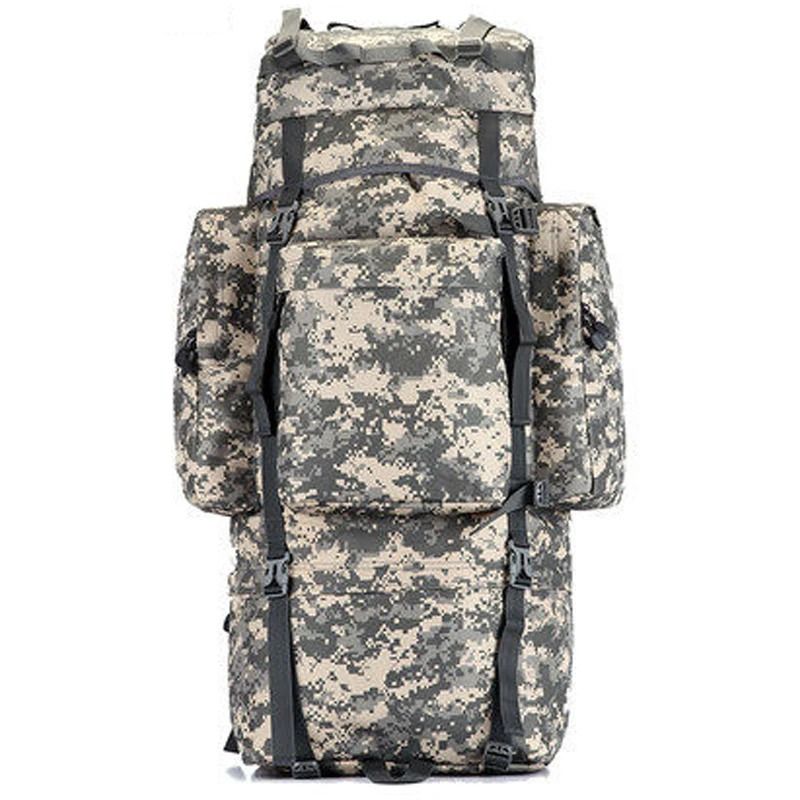 Waterproof 70L Mountaineering Backpack Ultra-Durable Camouflage Rucksack
