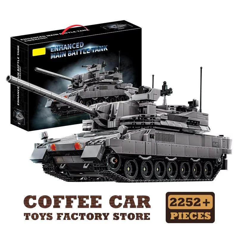 T-14 Main Battle Tank Building Blocks Set Military Model Toy