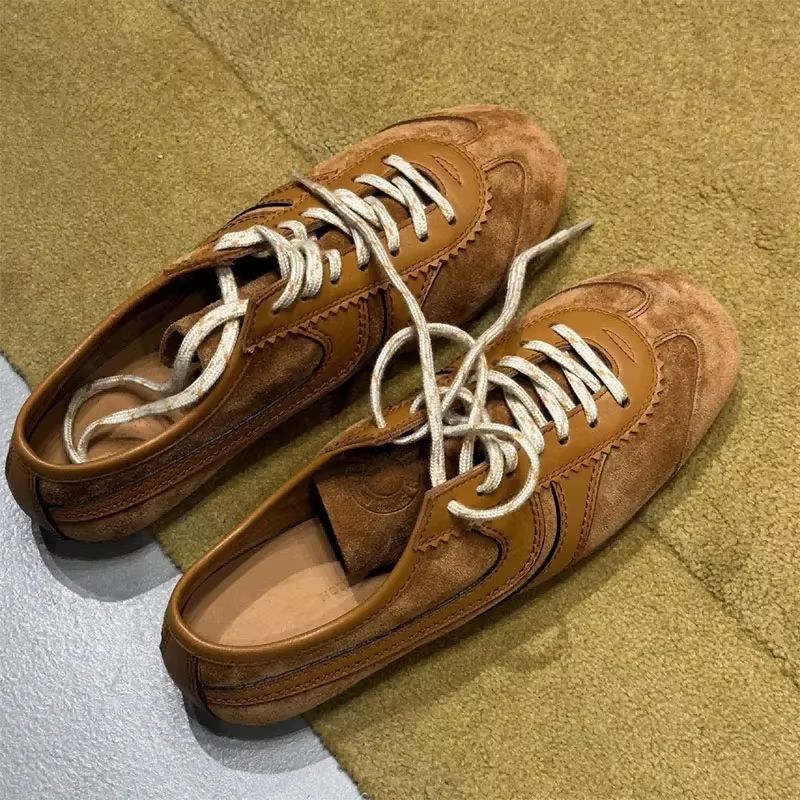 Forrest Gump Women's Sneakers 2025 – Genuine Leather Retro Flat Casual Shoes