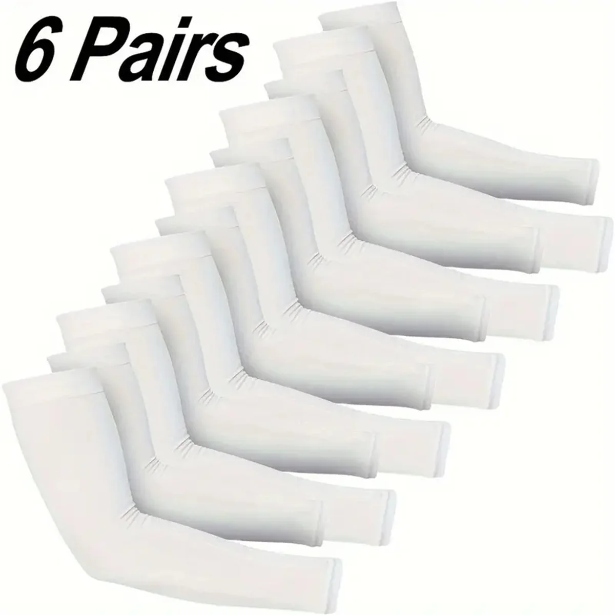 Sports Outdoor UV Protection, Cooling Arm Sleeves Compression, Breathable Moisture Wicking for Men Women