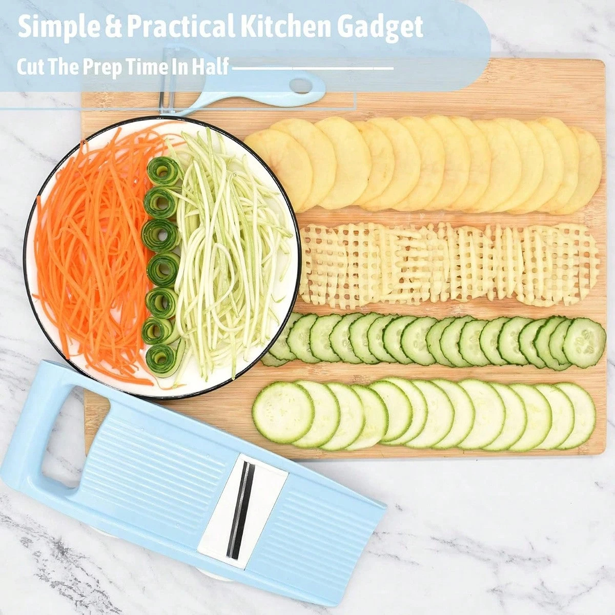 Vegetable Fruit Slicer Manual Kitchen Chopper Multifunctional Food Grater & Veggie Dicer for Efficient Meal Prep
