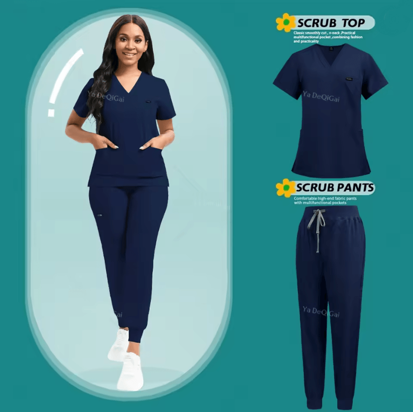 FlexCare Womens Stretch Jogger Scrub Set