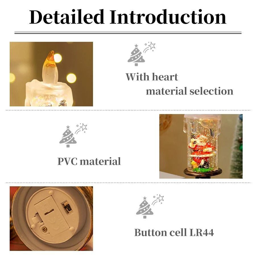 Christmas LED Electronic Candle Light