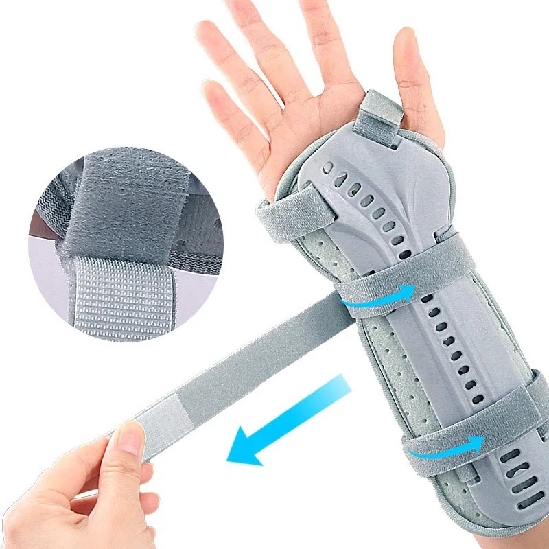 Adjustable Carpal Tunnel Wrist Brace Double Splint Support Breathable Wrist Support Brace for Pain Relief