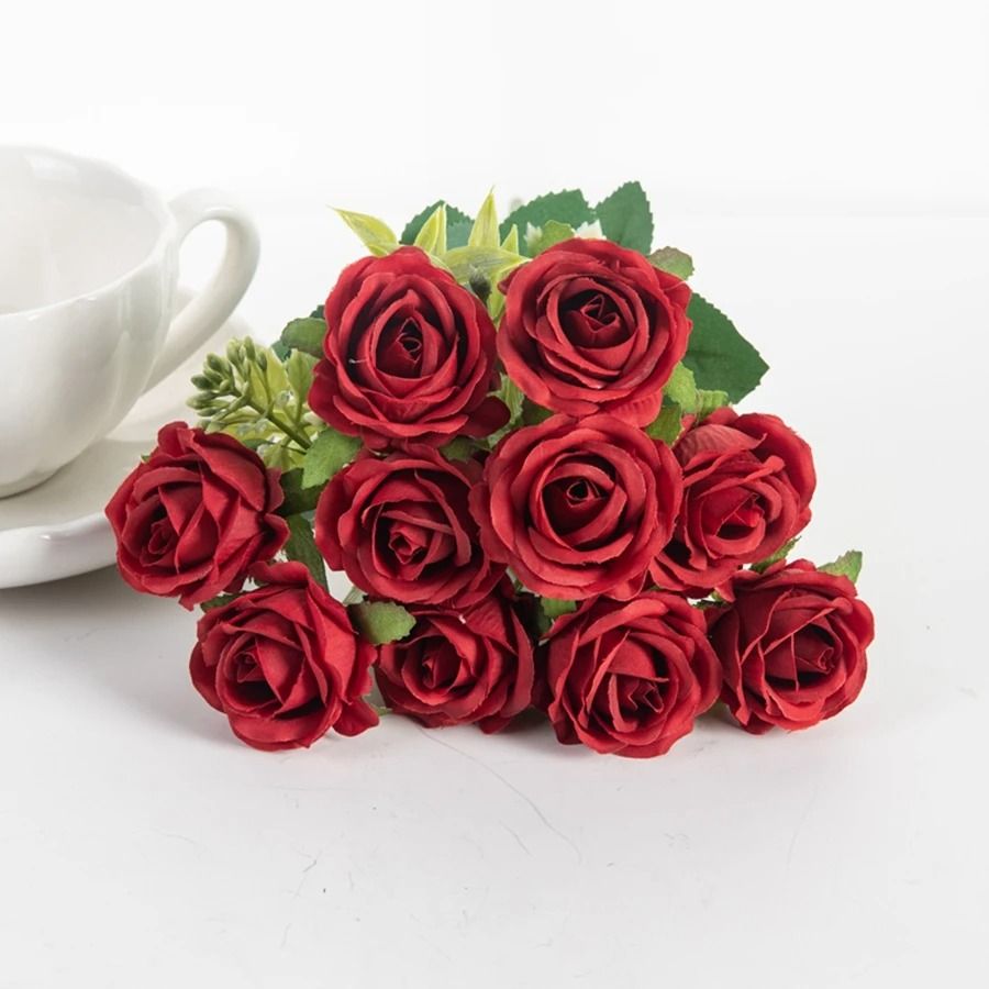 Elysian Silk White Rose Bundle