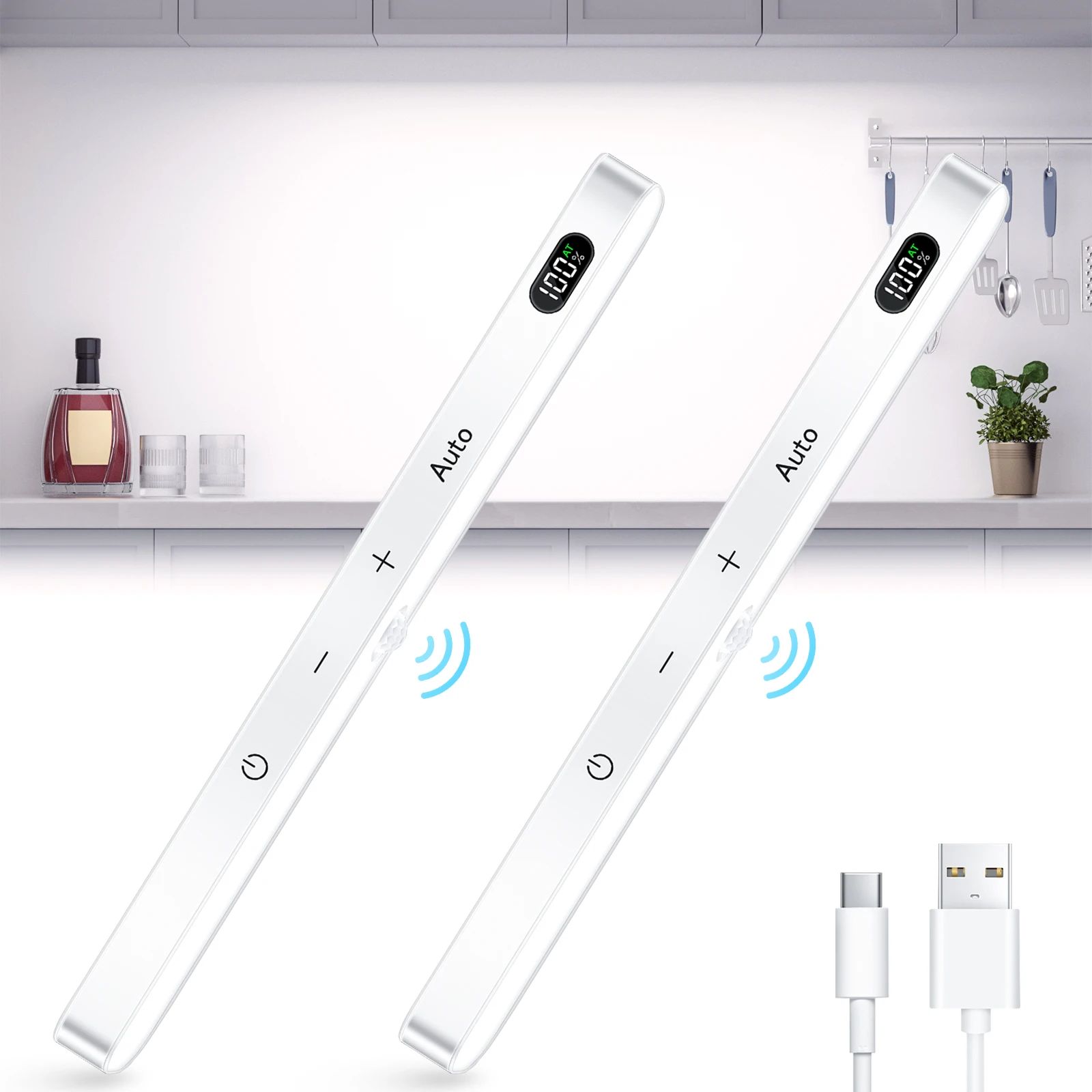 Rechargeable LED Cabinet Light Bar