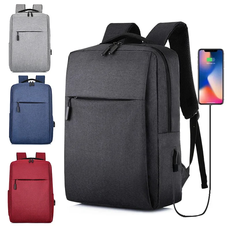 Slim Waterproof Laptop Backpack with USB Port for Work Travel and School