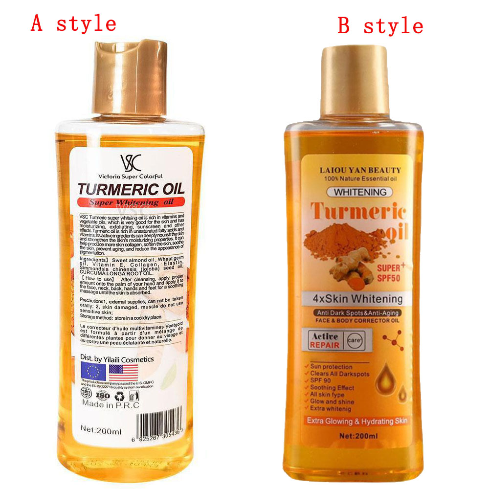 Turmeric Essential Oil for Body & Face, Moisturizing Massage Oil for Aromatherapy, Skin Brightening, Smoothing, and Face