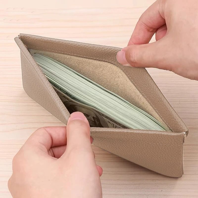 Self-Closing Artificial Leather Pouch and High-Performance Travel Document Architecture