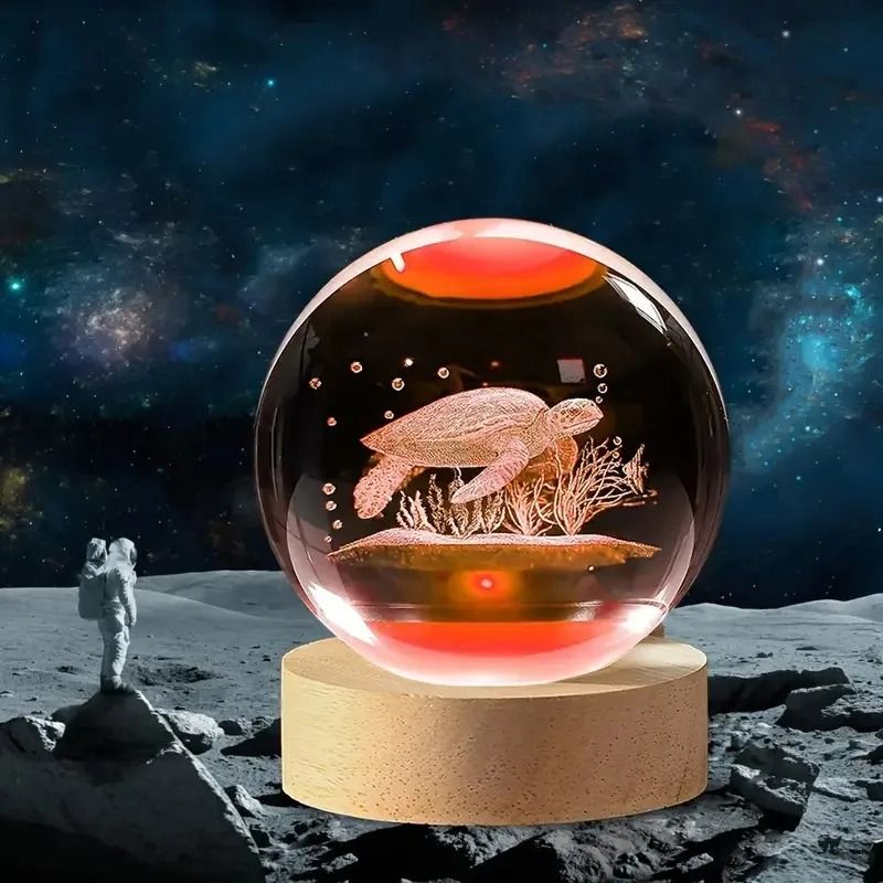 Deep Sea Turtle Crystal Ball Night Light