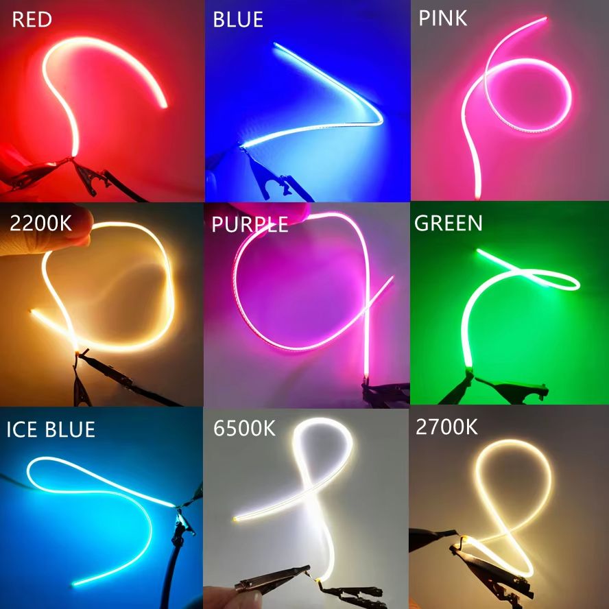 Ultra-Slim Same-End LED Filament Strip – Flexible DC 3 V Lighting Ribbon for Edison Style Decor