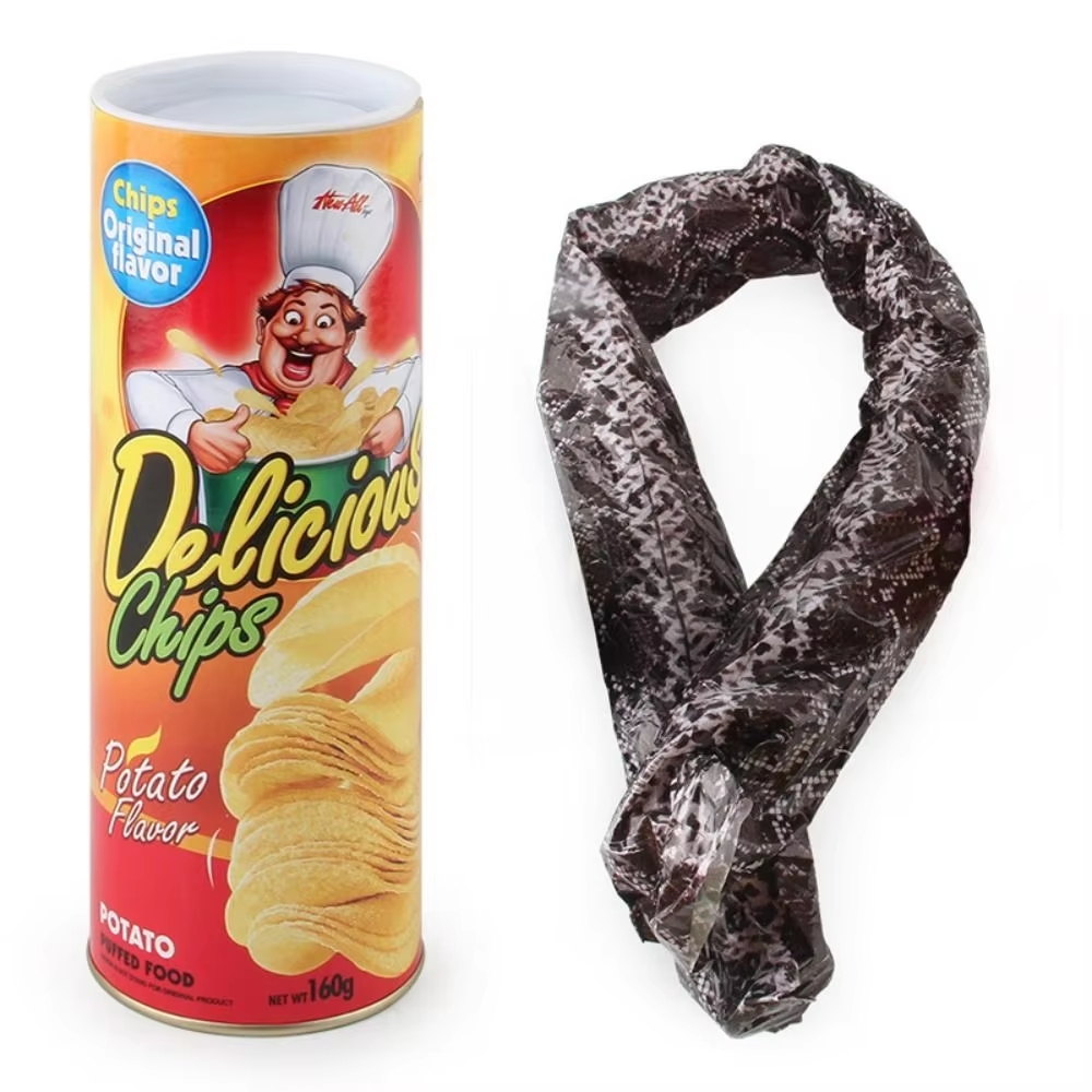 Potato Chip Snake Magic Trick Toy Gag Gift & Party Prank Surprise