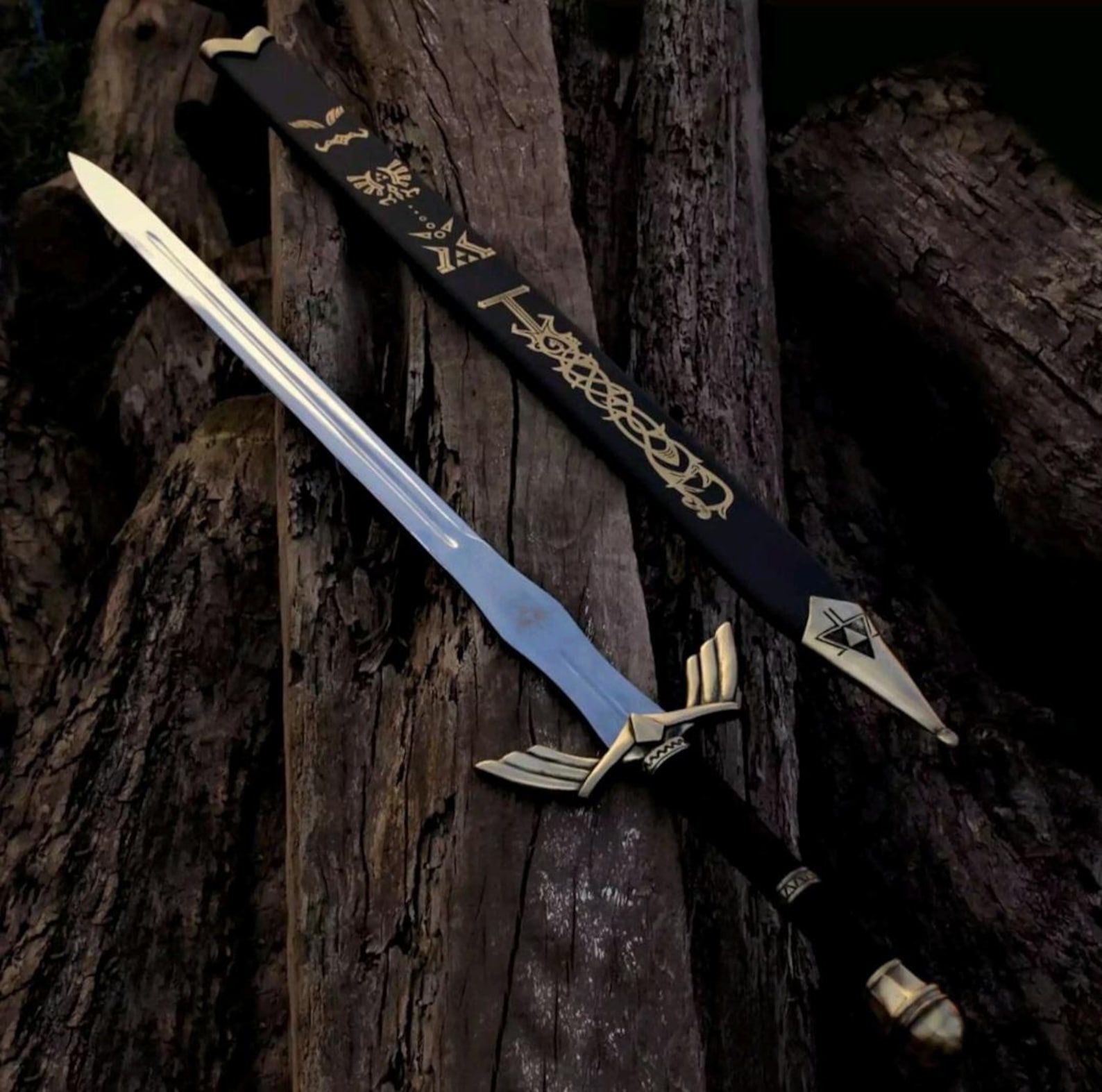 Fantasy Knight Sword | Handmade Viking Carbon Steel Medieval Replica 40 Inch