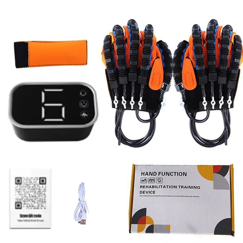 Hand Rehabilitation Robot Gloves for Stroke Recovery Finger Training and Exercise