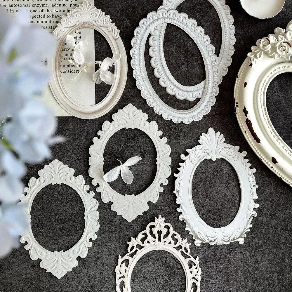 Retro Architectural Hollow Relief Cardstock | 10 Sheets DIY Creative Materials