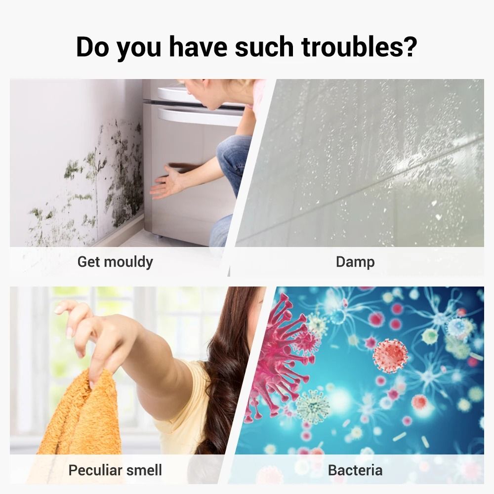 Home Dehumidifier Bedroom Mute Moisture Absorber Air Dryer Mini Humidity Dehumidifier for Bathroom Kitchen