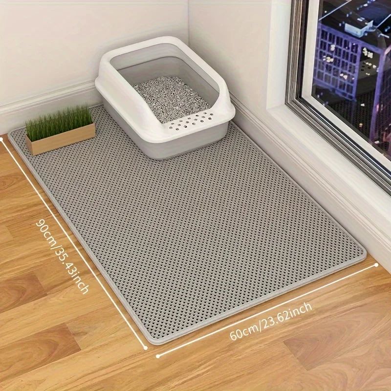 Extra Large Dual Layer Cat Litter Mat